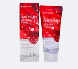 3W Clinic Rose Water Cleansing Foam 100ml