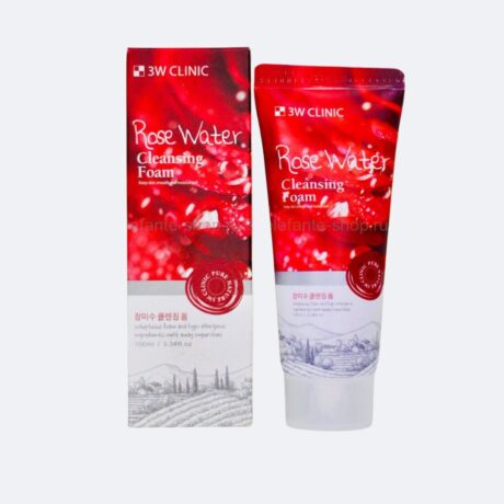 buy-3w-clinic-rose-water-cleansing-foam-100ml