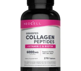 Neocell Grassfed Collagen Peptides + C, 6000 mg (per serving), 250 Caplets
