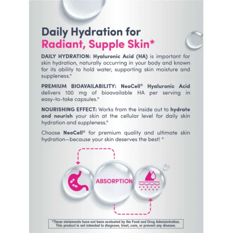 Hyaluronic Acid 100 mg, 60 Vegan Capsules9