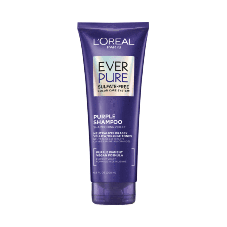 Sulfate Free Purple Shampoo for Toning Blonde Bleached Hair