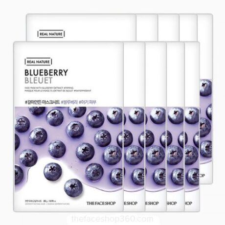 Real Nature Face Mask Blueberry5