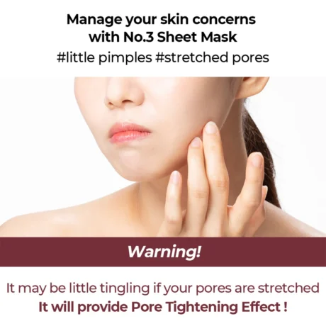 Tingle-Pore Softening Sheet Mask5