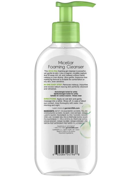 Micellar Foaming Gel Cleanser for Combinations