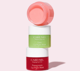 Carenel-Lip Night Mask 5g [Berry + Pomegranate + Lime] 3-pack set