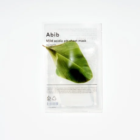Mild acidic pH sheet mask Heartleaf Fit