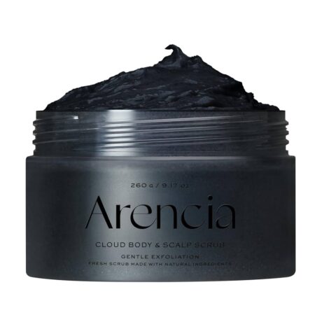 Arencia Fresh Cloud Sea Salt Body & Scalp Scrub (Black)