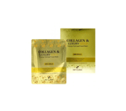 3W CLINIC COLLAGEN & GOLD GEL MASK (5 PACKS)