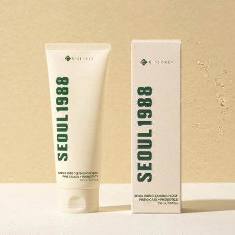 SEOUL 1988 Cleansing Foam : Pine Cica 1% + Probiotics