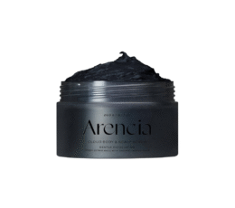 Arencia Fresh Cloud Sea Salt Body & Scalp Scrub (Black) 260g